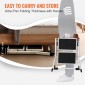 VEVOR Step Ladder 2-Step χωρητικότητας 150kg, Εργονομικό αναδιπλούμενο σκαμπό από ατσάλι με φαρδύ αντιολισθητικό πεντάλ, στιβαρό σκαμπό για ενήλικες νήπια, πολλαπλή χρήση για οικιακό, κουζίνα, γραφείο, τροχόσπιτα