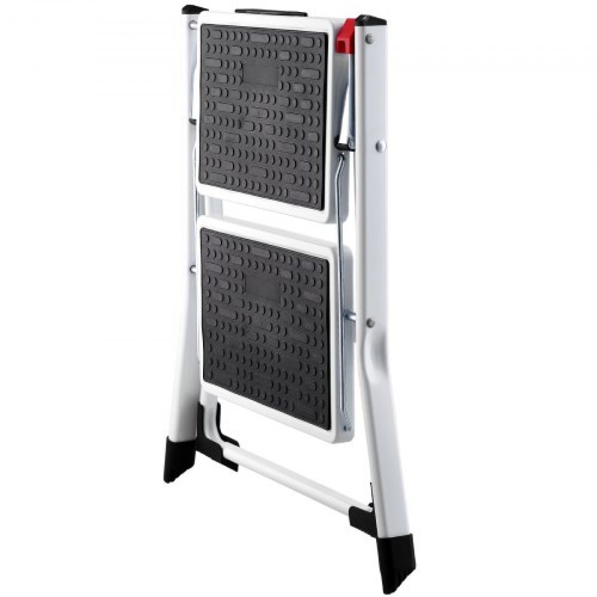 VEVOR Step Ladder 2-Step χωρητικότητας 150kg, Εργονομικό αναδιπλούμενο σκαμπό από ατσάλι με φαρδύ αντιολισθητικό πεντάλ, στιβαρό σκαμπό για ενήλικες νήπια, πολλαπλή χρήση για οικιακό, κουζίνα, γραφείο, τροχόσπιτα