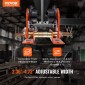 Χειροκίνητο καροτσάκι VEVOR Electric Hoist, 499 kg/0,5 Ton χωρητικότητα για PA200 PA250 PA300 PA400 PA500, Push Beam Trolley with Dual Wheels, 6 cm-12 cm Ρυθμιζόμενο πλάτος φλάντζας για ευθεία κυρτή δοκό I