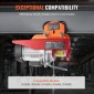 Χειροκίνητο καροτσάκι VEVOR Electric Hoist, 499 kg/0,5 Ton χωρητικότητα για PA200 PA250 PA300 PA400 PA500, Push Beam Trolley with Dual Wheels, 6 cm-12 cm Ρυθμιζόμενο πλάτος φλάντζας για ευθεία κυρτή δοκό I