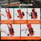Χειροκίνητο καροτσάκι VEVOR Electric Hoist, 499 kg/0,5 Ton χωρητικότητα για PA200 PA250 PA300 PA400 PA500, Push Beam Trolley with Dual Wheels, 6 cm-12 cm Ρυθμιζόμενο πλάτος φλάντζας για ευθεία κυρτή δοκό I