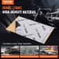 VEVOR Car Sound Deadening Mat, 80 mil 3,3sq.m Υλικό Ηχοαπόσβεσης Αυτοκινήτων, Βουτύλιο Αυτοκινήτων Sound Deadener, ηχομόνωση και κραδασμικό υλικό για αυτοκίνητο