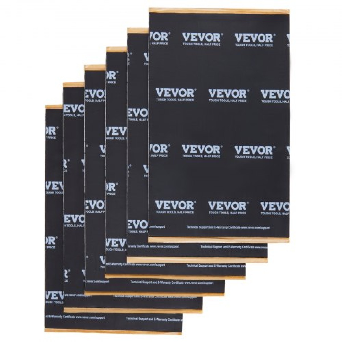 VEVOR Car Sound Deadening Mat, 200 mil 2,3sq.m Υλικό Ηχοαπόσβεσης Αυτοκινήτου, Βουτυλικό Αποσβεστικό Ήχου Αυτοκινήτων, Ηχομόνωση και Υλικό Απόσβεσης Δονήσεων για Αυτοκίνητο