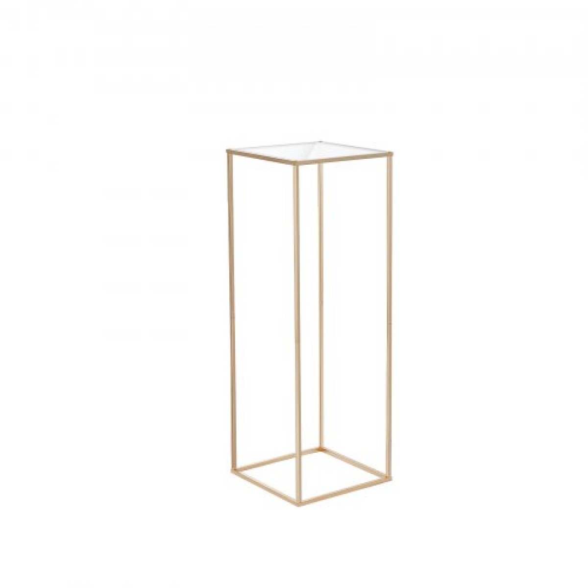 VEVOR 10PCS 31,5 ιντσών/80 εκ. Σταντ για λουλούδια γάμου, με ακρυλικό laminate, μεταλλικό βάζο με στήλη γεωμετρικά κεντρικά στάντ, χρυσό ορθογώνιο φλοράλ ράφι για δεξίωση εκδηλώσεων, διακόσμηση πάρτι