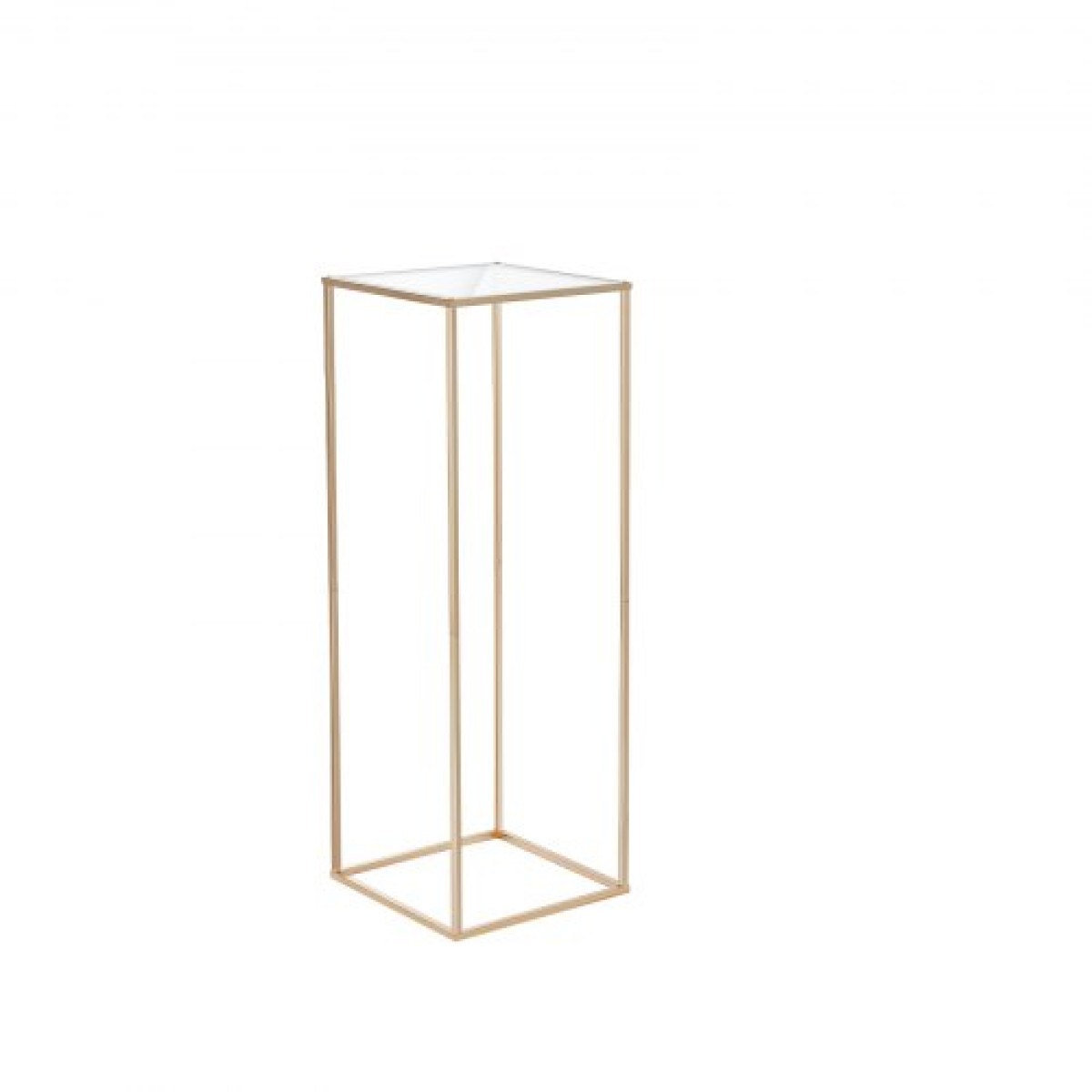 VEVOR 10PCS 31,5 ιντσών/80 εκ. Σταντ για λουλούδια γάμου, με ακρυλικό laminate, μεταλλικό βάζο με στήλη γεωμετρικά κεντρικά στάντ, χρυσό ορθογώνιο φλοράλ ράφι για δεξίωση εκδηλώσεων, διακόσμηση πάρτι