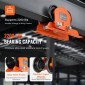 Χειροκίνητο καροτσάκι VEVOR Electric Hoist, χωρητικότητα 998 kg/1 τόνο για PA200 PA250 PA300 PA400 PA500, Καρότσι Push Beam with Dual Wheels, 6,8 cm-11 cm Ρυθμιζόμενο πλάτος φλάντζας δοκού για ευθεία καμπύλη δοκό