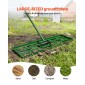VEVOR Lan Leveling Rake, 48"x10" Level Lawn Tool, Heavy-dty Leveler Lawn with 78" Steel Extented Hand, Yard level Rake Dress for Garden, Golf Lawn, Farm