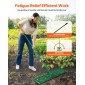 VEVOR Lan Leveling Rake, 48"x10" Level Lawn Tool, Heavy-dty Leveler Lawn with 78" Steel Extented Hand, Yard level Rake Dress for Garden, Golf Lawn, Farm