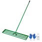 VEVOR Lan Leveling Rake, 48"x10" Level Lawn Tool, Heavy-dty Leveler Lawn with 78" Steel Extented Hand, Yard level Rake Dress for Garden, Golf Lawn, Farm