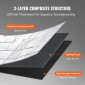 VEVOR Car Sound Deadening Mat, 200 mil 3,3sq.m Automotive Sound Deadener, High Density Foam Sound Deadener Material & Heat Barrier, Double Layer Waterproof Structure Acoustic Insulation Mat
