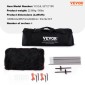 VEVOR Baseball Batting Cage, Softball και Baseball Batting Cage Net and Frame, Practice Portable Cage Net with Carry Bag, Heavy Duty Inclosed Pitching Cage, for Backyard Batting Hitting Training, 33FT