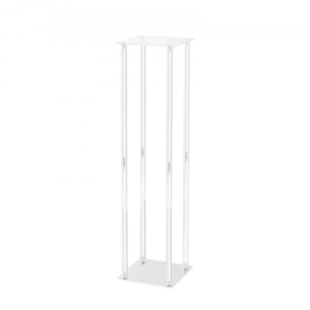 VEVOR 2PCS 31,5 ιντσών/80 εκ. Σταντ για λουλούδια γάμου, με ακρυλικό laminate, ακρυλικό βάζο με στήλη γεωμετρικά στηρίγματα στο κέντρο, φλοράλ ράφι για δεξίωση εκδηλώσεων T-Stage, Διακόσμηση για πάρτι σπιτιού