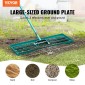 VEVOR Lan Leveling Rake, Εργαλείο γκαζόν επιπέδου 30"x10", Επίπεδο γκαζόν βαρέως τύπου με ατσάλινη εκτεταμένη λαβή 78", Στολή ισοπεδωτική τσουγκράνα αυλής για κήπο, γκαζόν γκολφ, αγρόκτημα