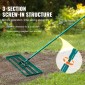 VEVOR Lan Leveling Rake, Εργαλείο γκαζόν επιπέδου 30"x10", Επίπεδο γκαζόν βαρέως τύπου με ατσάλινη εκτεταμένη λαβή 78", Στολή ισοπεδωτική τσουγκράνα αυλής για κήπο, γκαζόν γκολφ, αγρόκτημα
