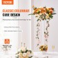 VEVOR 10PCS 23,6 ιντσών/60 εκ. Υψηλό σταντ για λουλούδια γάμου, με ακρυλικό laminate, ακρυλικό βάζο με στήλη γεωμετρικά κεντρικά στάντ, φλοράλ ράφι οθόνης για δεξίωση εκδηλώσεων T-Stage, Διακόσμηση για πάρτι σπιτιού