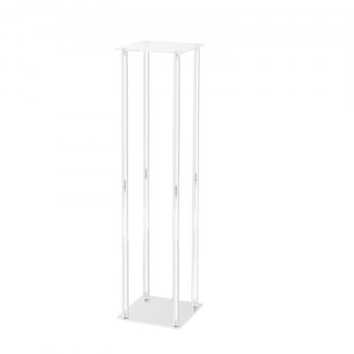 VEVOR 10PCS 23,6 ιντσών/60 εκ. Υψηλό σταντ για λουλούδια γάμου, με ακρυλικό laminate, ακρυλικό βάζο με στήλη γεωμετρικά κεντρικά στάντ, φλοράλ ράφι οθόνης για δεξίωση εκδηλώσεων T-Stage, Διακόσμηση για πάρτι σπιτιού