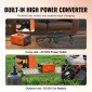 VEVOR PCP Air Compressor, 4500PSI Portable PCP Airgun Compressor με ενσωματωμένο μετατροπέα, Auto-Stop |DC12V/AC230V |Αντλία συμπιεστή δοχείου Paintball χωρίς λάδι και νερό για αεροβόλο τουφέκι, μπουκάλι κατάδυσης