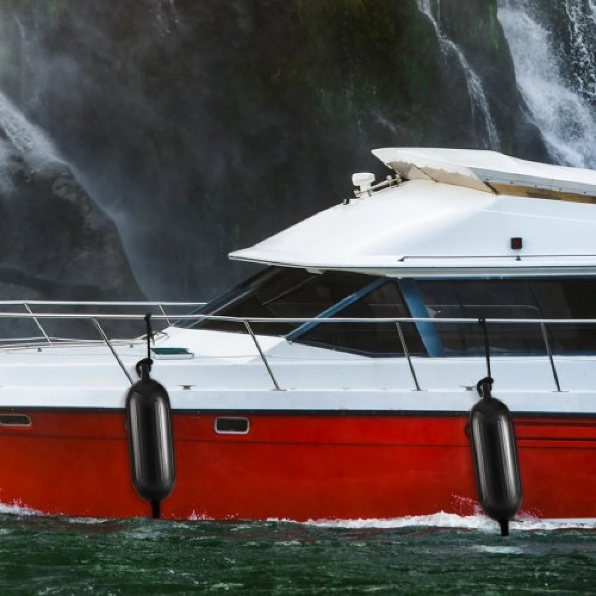 Φτερά σκάφους VEVOR, 14 cm x 51 cm προφυλακτήρες σκάφους για σύνδεση, φουσκωτό ραβδωτό φτερό με κεντρικές τρύπες, προφυλακτήρας φτερού αποβάθρας θαλάσσης με αντλία αέρα, 4 βελόνες και 4 σχοινιά και τσάντα αποθήκευσης, μαύρο
