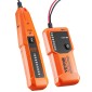 VEVOR Underground Cable Locator, 3 FT Max.Detection Depth, Wire Tracer Break Detector Finder with Earphone, 1000 FT Max.Detection Length Tester for Pet Fence Buried Sprinkler Valve Irigation