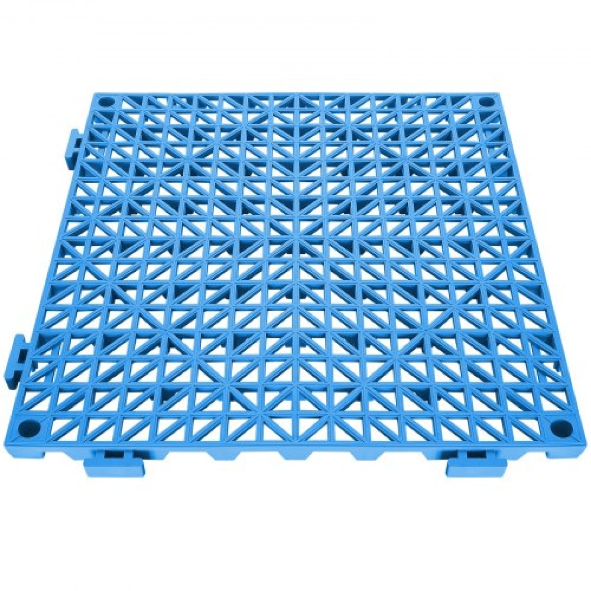 VEVOR Modular Interlocking Cushion, 50 Pack 30 x 30 cm Splicing Drinage Mats, Μαλακό PVC Πλακάκια δαπέδου αποχέτευσης, Αντιολισθητικές οπές αποστράγγισης για τουαλέτα, Μπάνιο, Κουζίνα, Πισίνα, Υγρό Χώρο, Μπλε