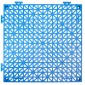 VEVOR Modular Interlocking Cushion, 50 Pack 30 x 30 cm Splicing Drinage Mats, Μαλακό PVC Πλακάκια δαπέδου αποχέτευσης, Αντιολισθητικές οπές αποστράγγισης για τουαλέτα, Μπάνιο, Κουζίνα, Πισίνα, Υγρό Χώρο, Μπλε