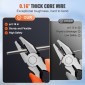 VEVOR Razor Wires, 75 m Razor Barbed Wire, 5 Rolls Razor Wire Περίφραξη Razor Fence, Razor Ribbon Razor Wire Galvanized Razor Wire Fence, Rolls Razor Wire for Garden