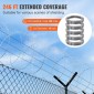 VEVOR Razor Wires, 75 m Razor Barbed Wire, 5 Rolls Razor Wire Περίφραξη Razor Fence, Razor Ribbon Razor Wire Galvanized Razor Wire Fence, Rolls Razor Wire for Garden