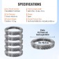 VEVOR Razor Wires, 75 m Razor Barbed Wire, 5 Rolls Razor Wire Περίφραξη Razor Fence, Razor Ribbon Razor Wire Galvanized Razor Wire Fence, Rolls Razor Wire for Garden