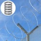 VEVOR Razor Wires, 75 m Razor Barbed Wire, 5 Rolls Razor Wire Περίφραξη Razor Fence, Razor Ribbon Razor Wire Galvanized Razor Wire Fence, Rolls Razor Wire for Garden