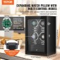 VEVOR Watch Winder, Watch Winder για 4 ανδρικά και γυναικεία αυτόματα ρολόγια, με 4 εξαιρετικά αθόρυβα ιαπωνικά μοτέρ Mabuchi, μπλε φως LED και αντάπτορα, κέλυφος πλακέτας υψηλής πυκνότητας και μαύρο PU