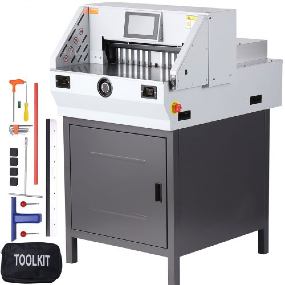 VEVOR Electric Paper Cutter 482,6 mm Πλάτος κοπής 80 mm Πάχος 177,8 mm Οθόνη αφής
