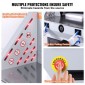 VEVOR Electric Paper Cutter 482,6 mm Πλάτος κοπής 80 mm Πάχος 177,8 mm Οθόνη αφής