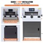 VEVOR Electric Paper Cutter 482,6 mm Πλάτος κοπής 80 mm Πάχος 177,8 mm Οθόνη αφής