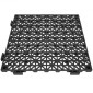 VEVOR Modular Interlocking Cushion, 55 Pack 30 x 30 cm Splicing Drinage Mats, Soft PVC Interlocking Drainage Plakas, Αντιολισθητικές οπές αποστράγγισης για τουαλέτα, μπάνιο, κουζίνα, πισίνα, υγρό, μαύρο