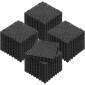 VEVOR Modular Interlocking Cushion, 55 Pack 30 x 30 cm Splicing Drinage Mats, Soft PVC Interlocking Drainage Plakas, Αντιολισθητικές οπές αποστράγγισης για τουαλέτα, μπάνιο, κουζίνα, πισίνα, υγρό, μαύρο
