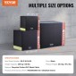 VEVOR 3 σε 1 Plyometric Jump Box, 30/24/20 Inch Cotton Plyo Box, Platform & Jumping Agility Box, Anti-slip Fitness Step Up Box for Home Gym Training, Conditioning Strength Training, Μαύρο