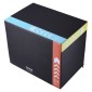 VEVOR 3 σε 1 Plyometric Jump Box, 30/24/20 Inch Cotton Plyo Box, Platform & Jumping Agility Box, Anti-slip Fitness Step Up Box for Home Gym Training, Conditioning Strength Training, Μαύρο