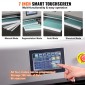 VEVOR Electric Hydraulic Paper Cutter 660,4 mm Πλάτος κοπής 80 mm Πάχος 177,8 mm Σίτα
