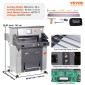 VEVOR Electric Hydraulic Paper Cutter 660,4 mm Πλάτος κοπής 80 mm Πάχος 177,8 mm Σίτα