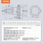 VEVOR CAT40 Collet Holder ER 16/32 Collet Set, 35 PCs, SLN FMB ER16/32 APU Tool Holder Spring Steel Collet τσοκ με 10 μπουλόνια έλξης και 3 κλειδιά, για τρυπάνια φρέζας