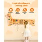 VEVOR Puppy Activity Wall Busy Board Panels, 12 Activities, Montessori Sensory Wall Toy για παιδιά 3-12 ετών, Montessori Learning Activity Center, Ideal for Toddler Playroom Nursroom Classroom