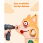 VEVOR Puppy Activity Wall Busy Board Panels, 12 Activities, Montessori Sensory Wall Toy για παιδιά 3-12 ετών, Montessori Learning Activity Center, Ideal for Toddler Playroom Nursroom Classroom