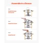 VEVOR Chafing Dish Dish Buffet Set, 5 Qt 4 Pack, Chafer από ανοξείδωτο ατσάλι με 4 πλήρους μεγέθους τηγάνι, στρογγυλός θερμός διακομιστής Catering με γυάλινο καπάκι Πτυσσόμενη βάση καυσίμου, για δεξίωση γάμου, χρυσό