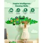 VEVOR Dinosaur Activity Wall Busy Board Panels, 11 Activities, Montessori Sensory Wall Toy για παιδιά 3-12 ετών, Montessori Learning Activity Center, Ideal for Toddler Playroom Nursroom Classroom