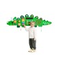 VEVOR Dinosaur Activity Wall Busy Board Panels, 11 Activities, Montessori Sensory Wall Toy για παιδιά 3-12 ετών, Montessori Learning Activity Center, Ideal for Toddler Playroom Nursroom Classroom