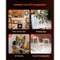 Φύλλα VEVOR PET/Plexiglass, πλαστικό φύλλο 5 συσκευασιών, 24 x 36 ιντσών πάχους 0,04 ιντσών, διαφανή, εύκαμπτα πλαστικά πάνελ για χειροτεχνία, ανταλλακτικό γυαλί κορνίζας, έργο προβολής DIY, Εύκολη κοπή