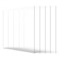 Φύλλα VEVOR PET/Plexiglass, πλαστικό φύλλο 5 συσκευασιών, 24 x 36 ιντσών πάχους 0,04 ιντσών, διαφανή, εύκαμπτα πλαστικά πάνελ για χειροτεχνία, ανταλλακτικό γυαλί κορνίζας, έργο προβολής DIY, Εύκολη κοπή
