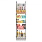 VEVOR Over the Door Pantry Organizer, Οργάνωση και αποθήκευση ντουλαπιών 8 επιπέδων, βαρέως τύπου ατσάλινη κρεμαστή σχάρα μπαχαρικών, ρυθμιζόμενα ράφια μπαχαρικών τοίχου, για οικιακή κουζίνα μπάνιο πλυντηρίου, μαύρο