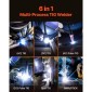 VEVOR TIG Welder, 200A 6-in-1 Aluminium Welding Machine (Οθόνη LED) - AC TIG/DC TIG/AC Pulse TIG/DC Pulse TIG/Spot TIG/MMA(Stick), Ηλεκτρικός Συγκολλητής με Συνεργικό Έλεγχο IGBT