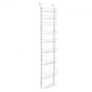 VEVOR Over the Door Pantry Organizer, Οργάνωση και αποθήκευση ντουλαπιών 9 επιπέδων, κρεμαστή σχάρα μπαχαρικών από ατσάλι βαρέως τύπου, ρυθμιζόμενα ράφια καρυκευμάτων τοίχου, για οικιακή κουζίνα μπάνιο πλυντηρίου, λευκό